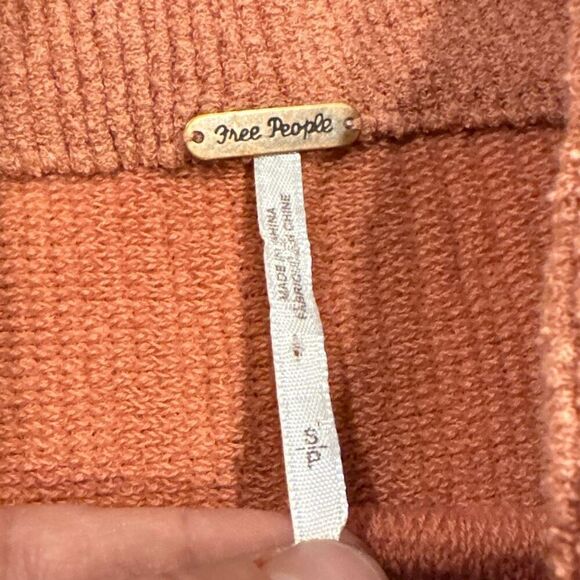 Free People Pink Textured Isla Ottoman Tunic small - Picture 3 of 6